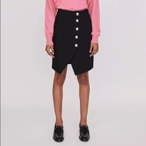 NWT Maje pencil skirt with buttons